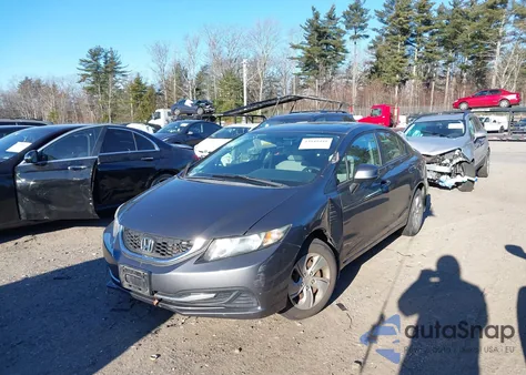2013 Honda Civic Lx from USA, damaged, VIN 2HGFB2F55DH520877